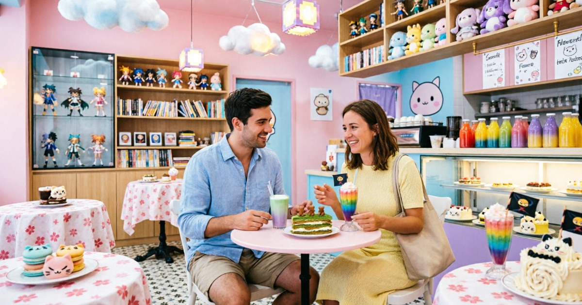 Cafés temáticos de anime videojuegos y personajes en Tokio
