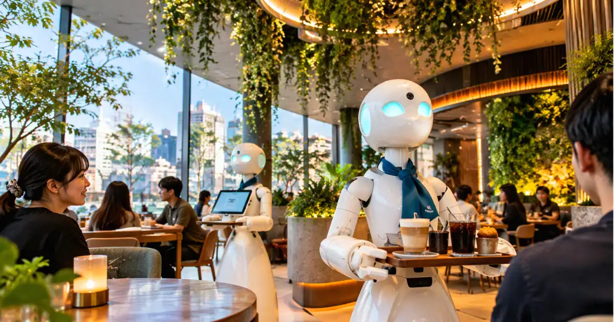 Cafés temáticos, robots y experiencias gastronómicas frikis en Tokio