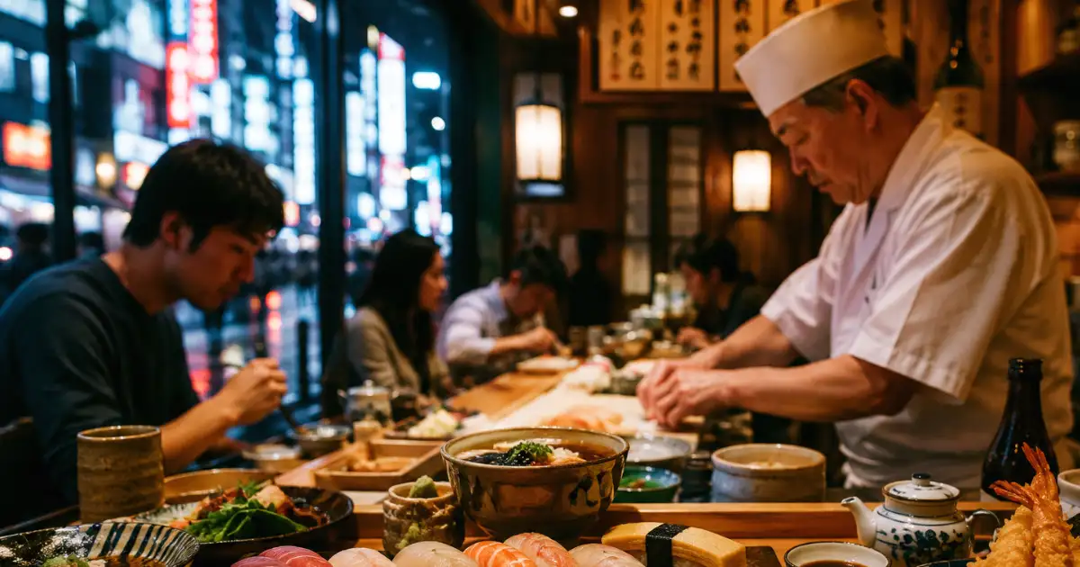 Gastronomía en Tokio, comida japonesa y restaurantes de Tokio
