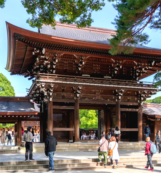 Santuario Meiji Jingu en Tokio