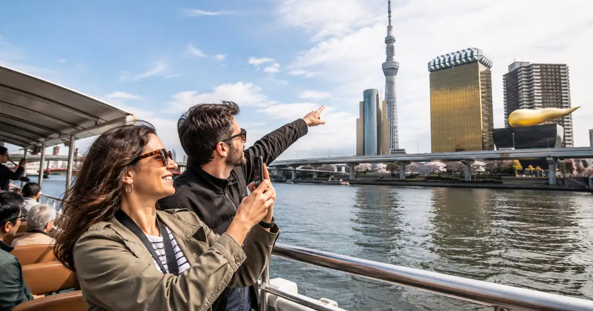 Recorrer el río Sumida en Tokio
