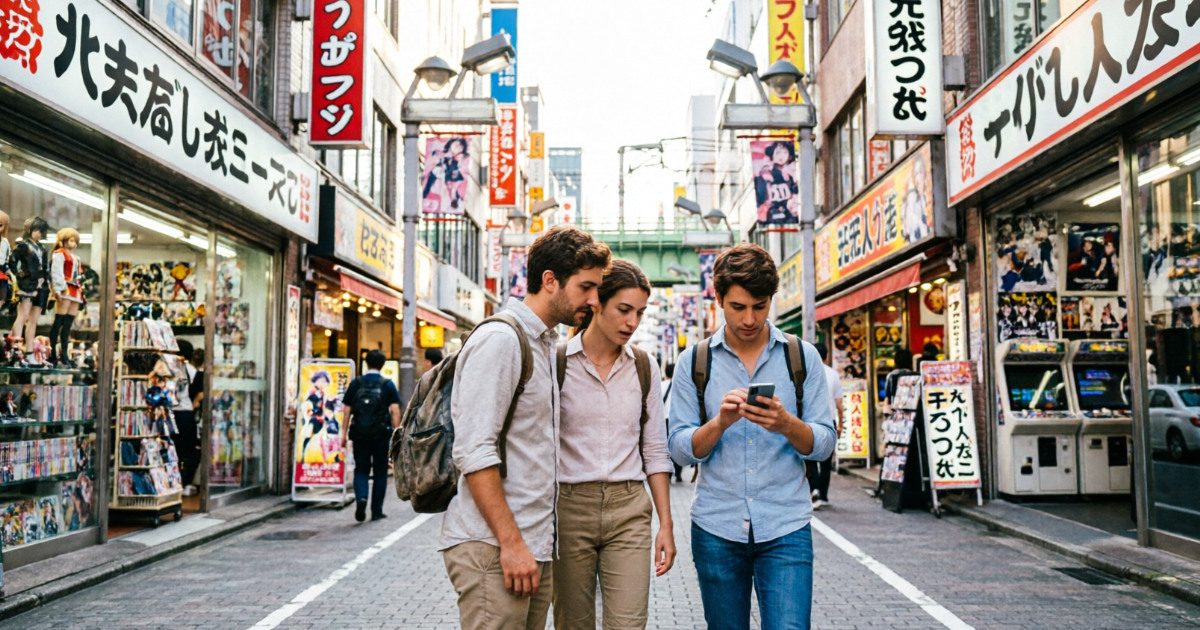 Ruta friki por Tokio para fans del anime y los videojuegos