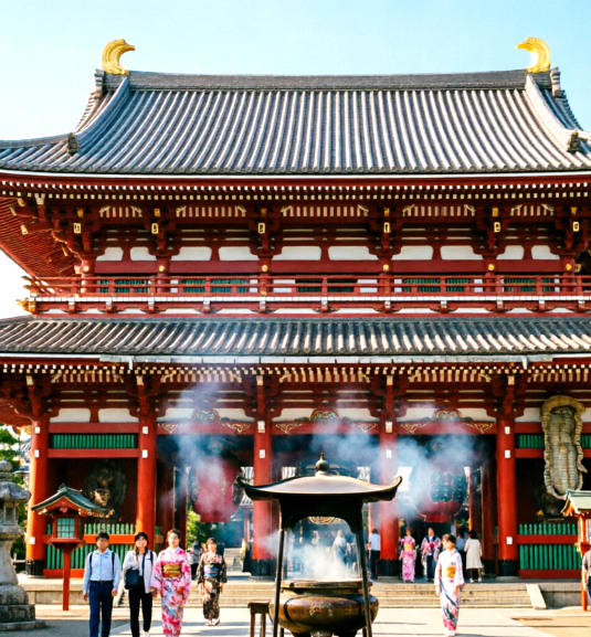 Templo Sensō-ji de Asakusa en Tokio