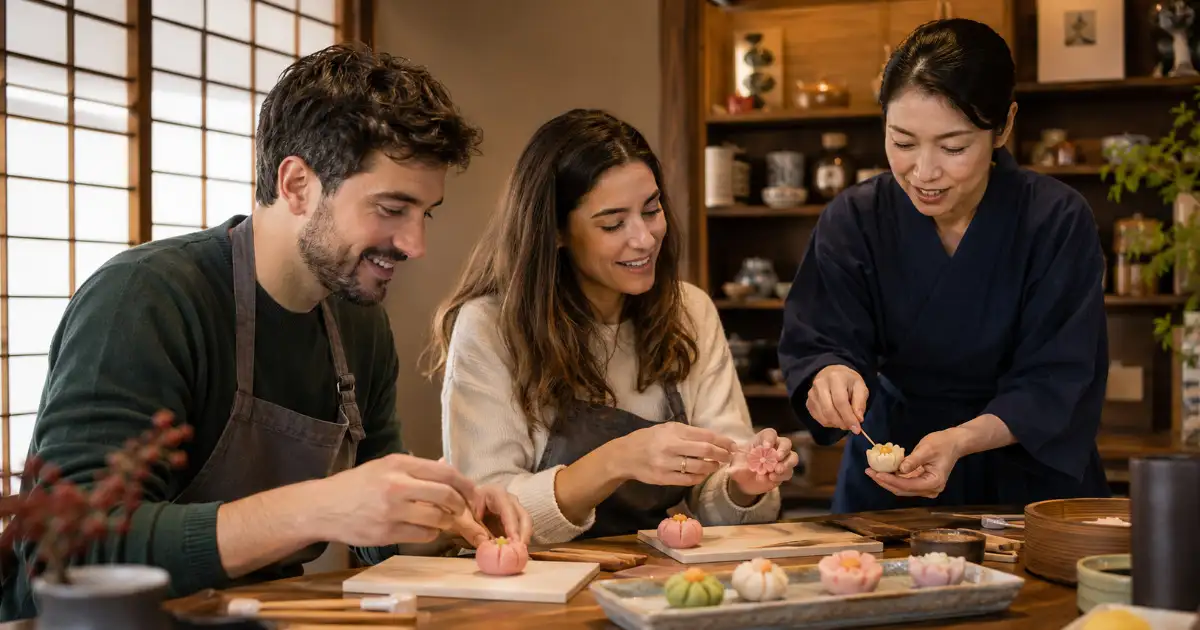 Taller de artes tradicionales japonesas en Tokio