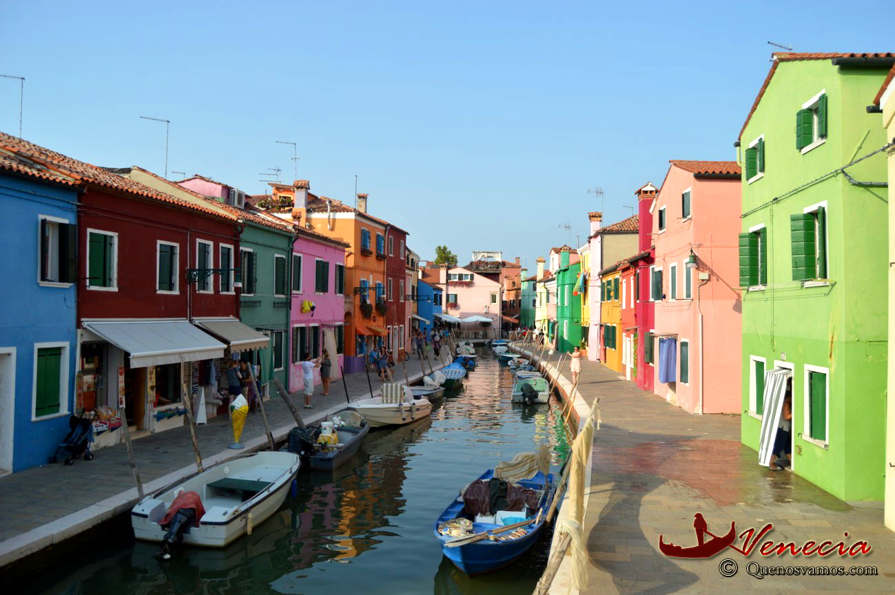 Viajar a Burano Venecia