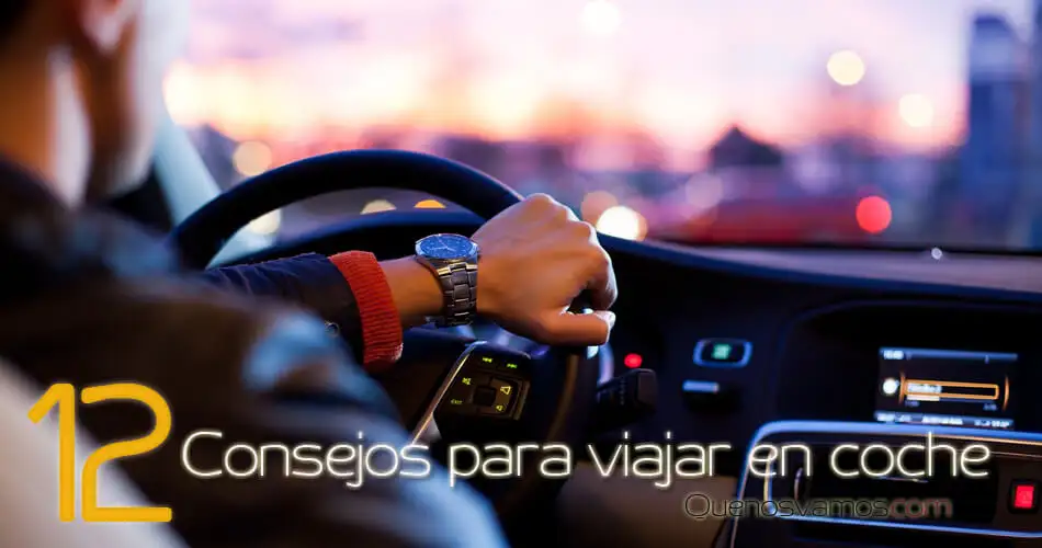 Consejos para viajar en coche