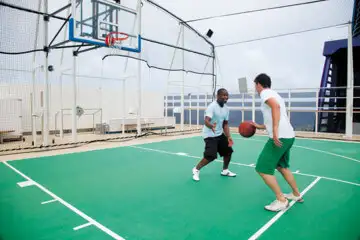Cancha baloncesto, volleyball y tenis