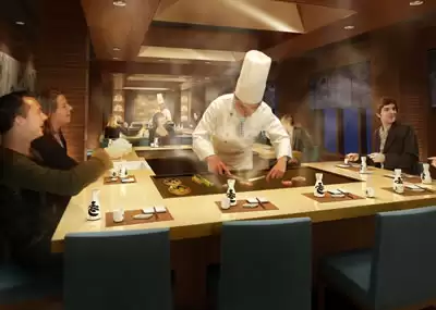 Teppanyaki  restaurante japonés Epic