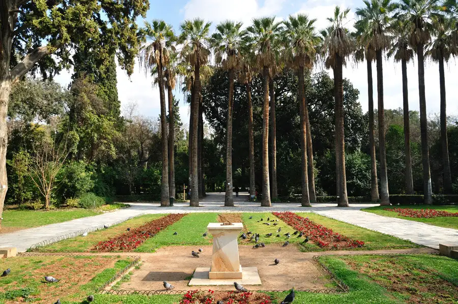 Jardines Nacionales de Atenas Jardines Nacionales