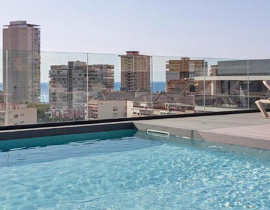 Hoteles con piscina privada en la habitación Alicante