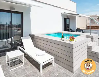 Hotel con piscina privada en Barcelona