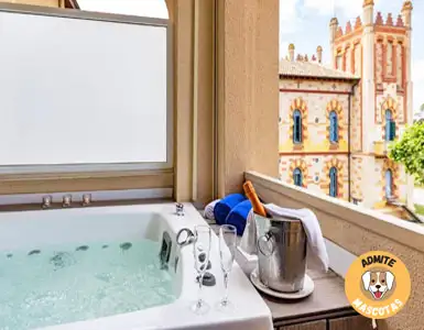 Hoteles con jacuzzi en la habitación Girona