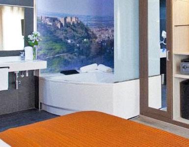 Hoteles con jacuzzi en la habitación en Granada