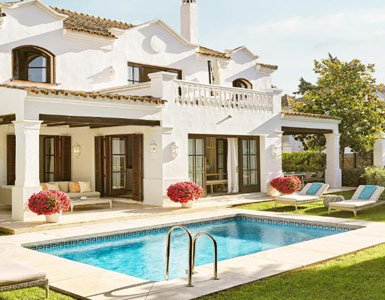 Hoteles con piscina privada en la habitación Málaga