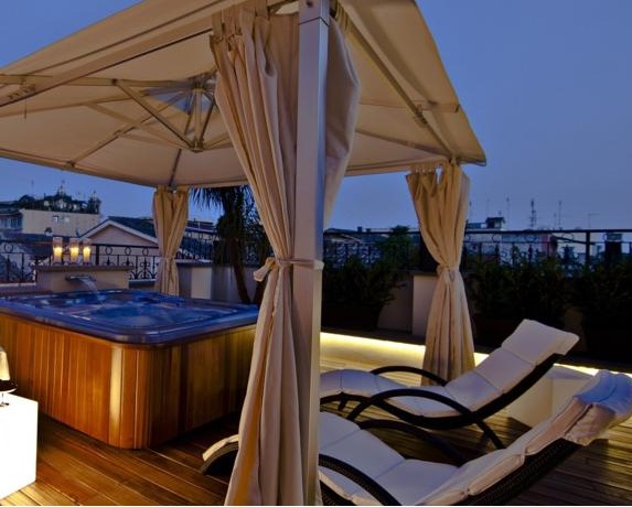 Hoteles con Jacuzzi privado en la habitación Roma